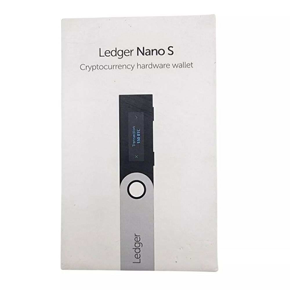 Ledger Nano S Crypto Black Wallet. Brand New and Factory Sealed!